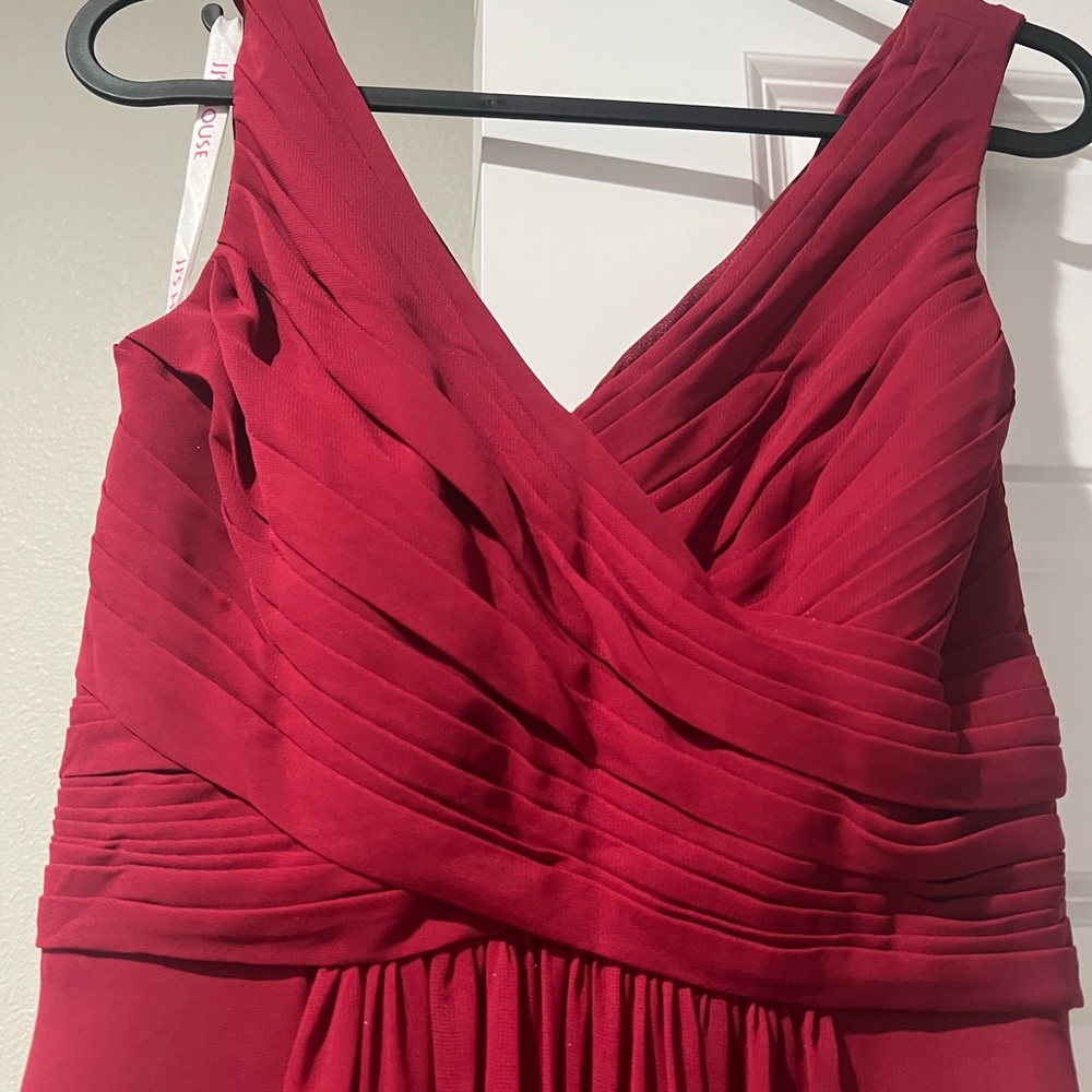 CLOSET Red Pleated Dress